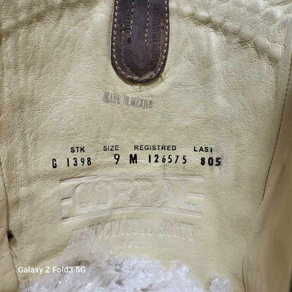 Super sexy CORRAL WOMEN'S WOVEN STUD & HARNESS BOOTS - SQUARE TOE - Picture 8 of 8